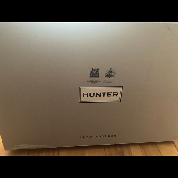 HUNTER Women's Original Tall Gloss Rain Boots - BLACK SIZE 9 - Picture 2 of 6